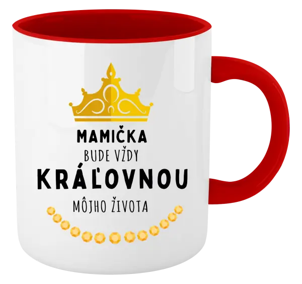 Hrnček  Mamička bude vždy kráľovnou môjho života 