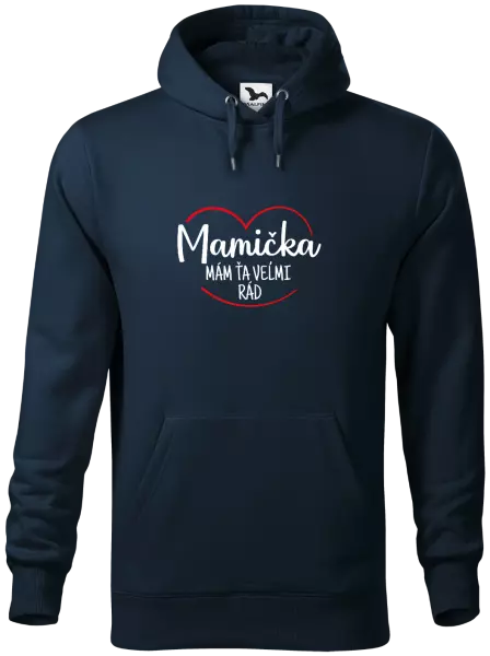 Pánska mikina Mamička,  mám ťa veľmi rád