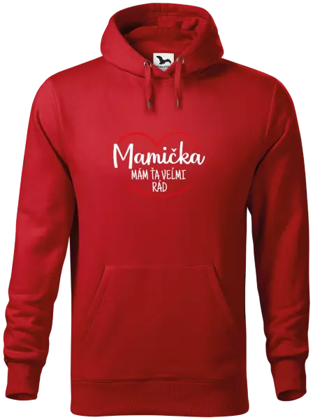 Pánska mikina Mamička,  mám ťa veľmi rád