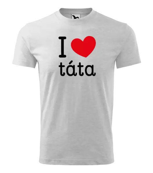 Dětské tričko I love táta