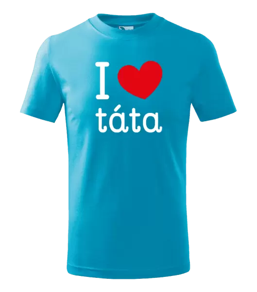Dětské tričko I love táta