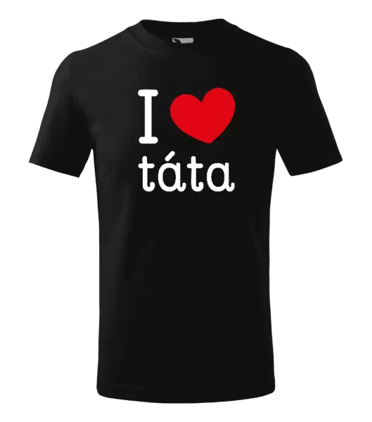 Dětské tričko I love táta