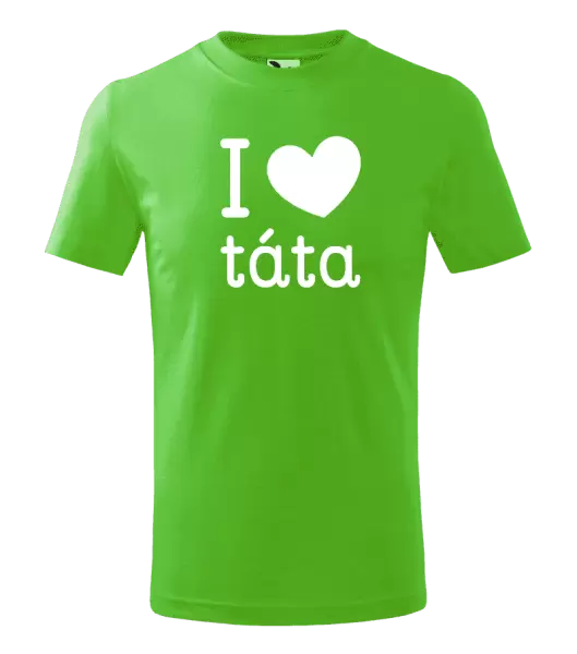 Dětské tričko I love táta