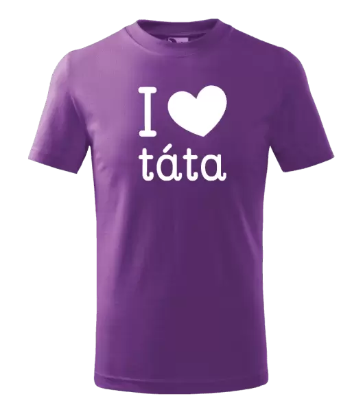 Dětské tričko I love táta