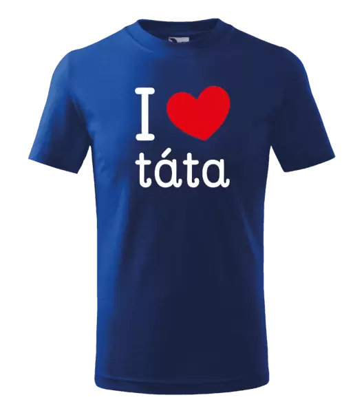 Dětské tričko I love táta