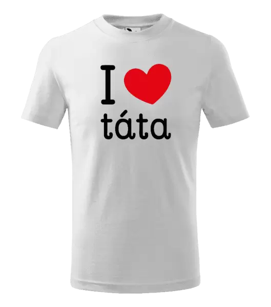 Dětské tričko I love táta