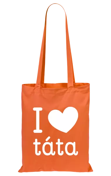 Látková taška I love táta