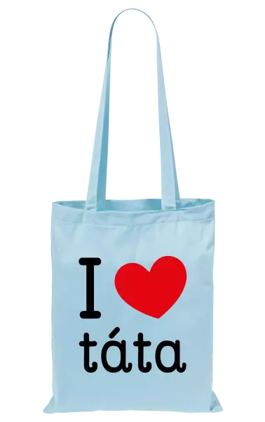 Látková taška I love táta