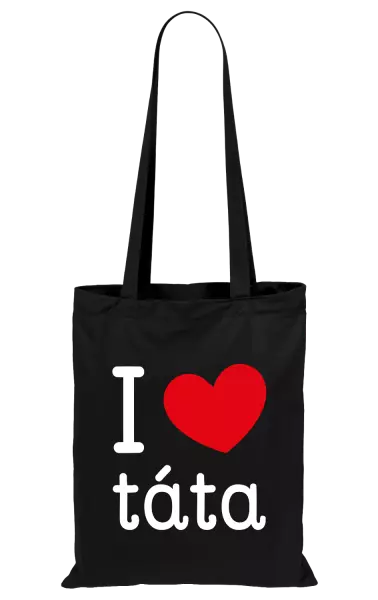 Látková taška I love táta
