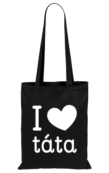Látková taška I love táta