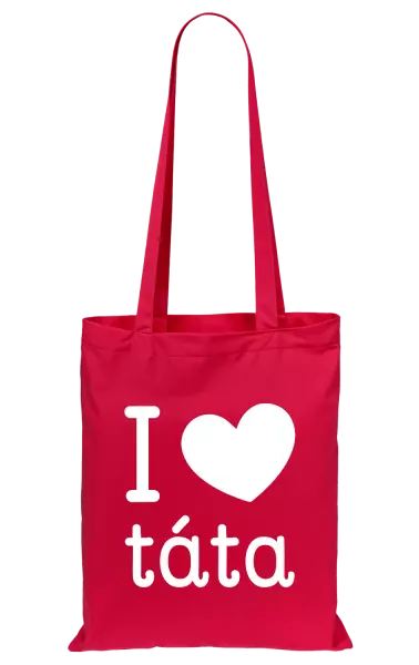 Látková taška I love táta