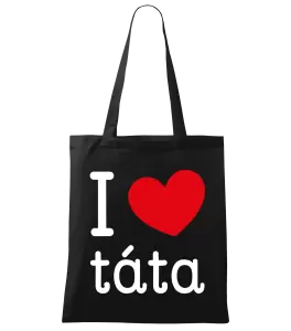 Látková taška I love táta
