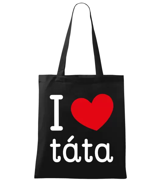Látková taška I love táta
