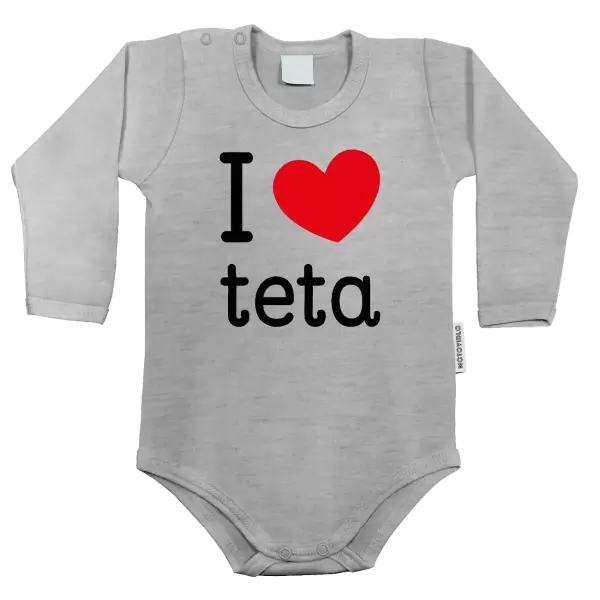 Dětské body I love teta