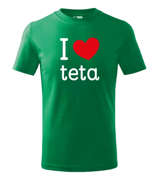 Dětské tričko I love teta
