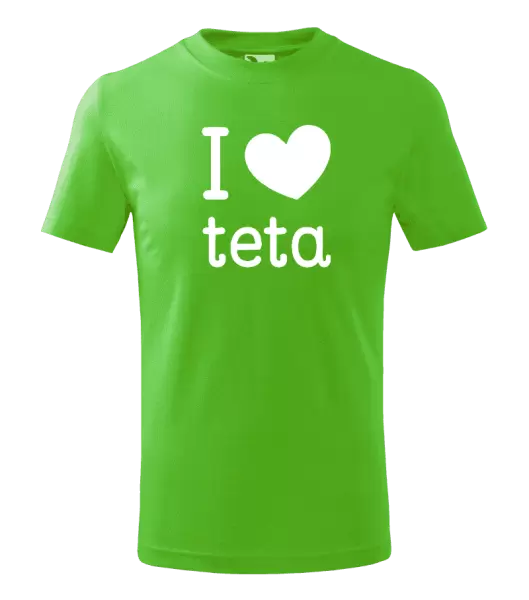 Dětské tričko I love teta