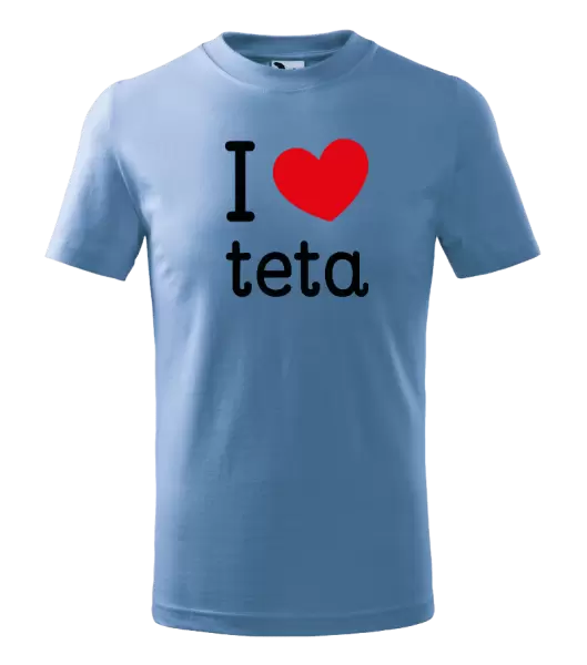 Dětské tričko I love teta
