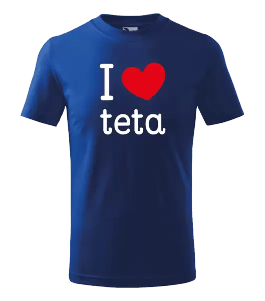 Dětské tričko I love teta