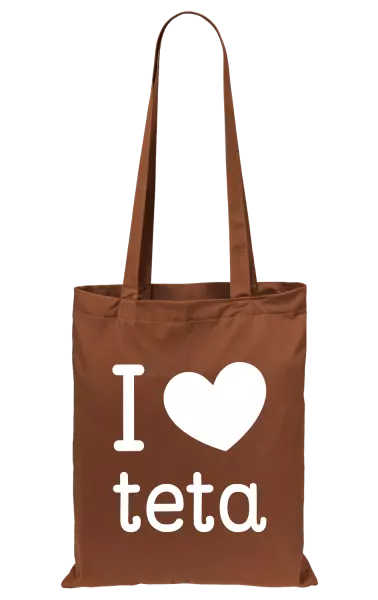 Látková taška I love teta