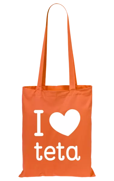 Látková taška I love teta