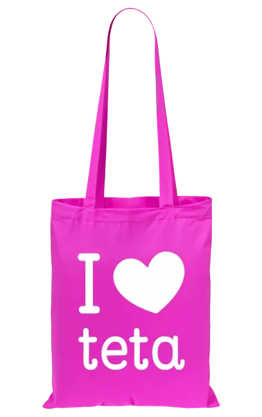 Látková taška I love teta