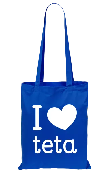 Látková taška I love teta