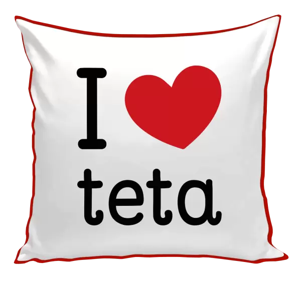 Polštář I love teta