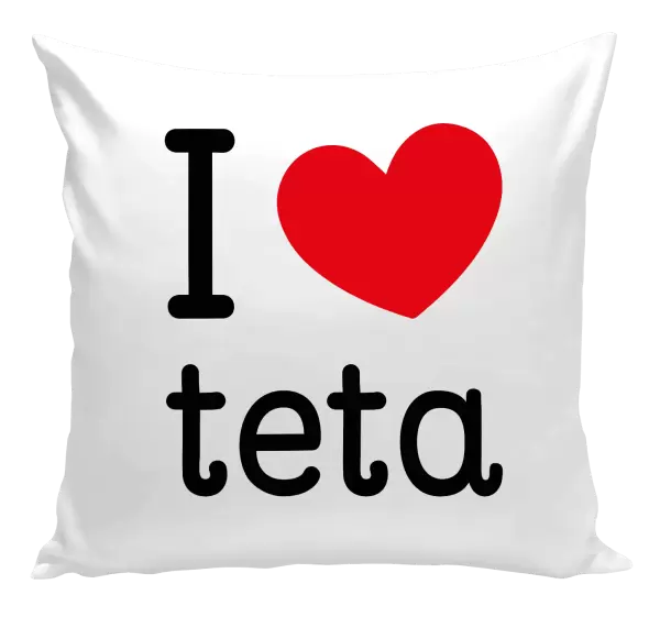 Polštář I love teta