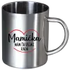 Nerezový hrnček Mamička, mám ťa veľmi rada