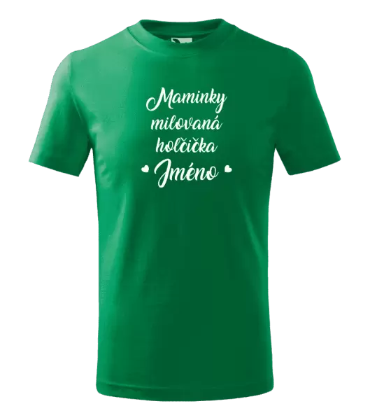 Dětské tričko Maminky milovaná holčička
