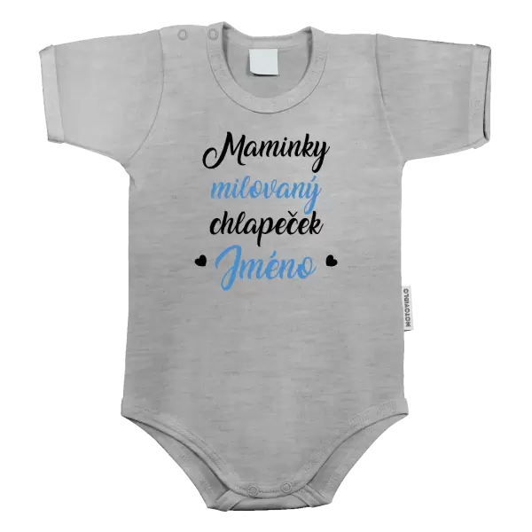 Dětské body Maminky milovaný chlapeček