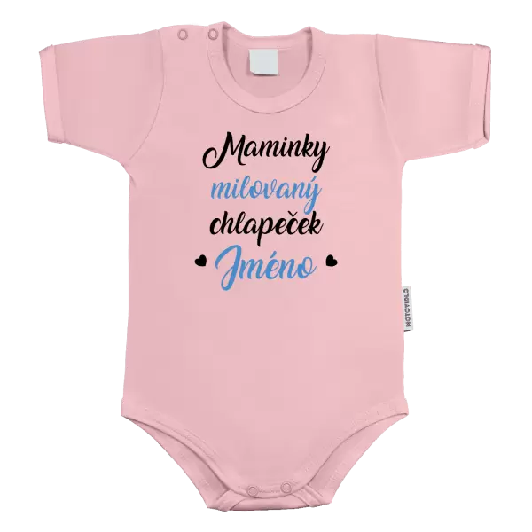 Dětské body Maminky milovaný chlapeček