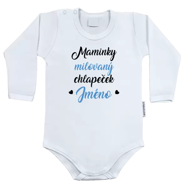 Dětské body Maminky milovaný chlapeček