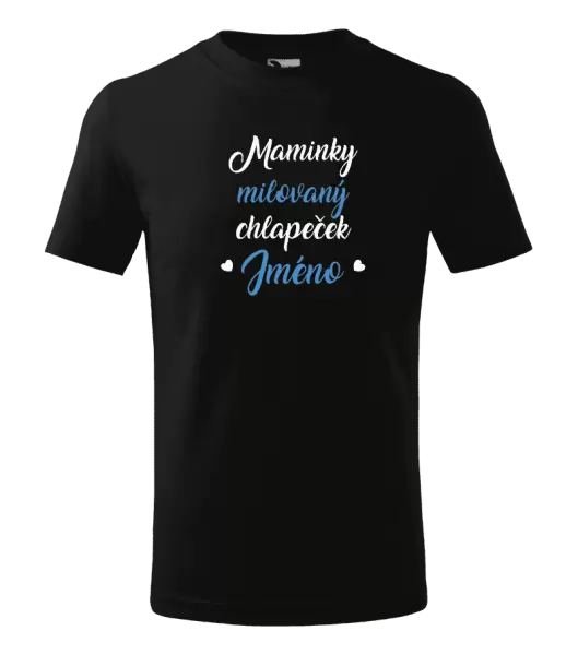 Dětské tričko Maminky milovaný chlapeček