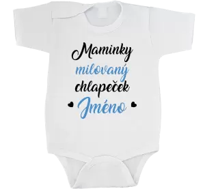 Dětské body Maminky milovaný chlapeček