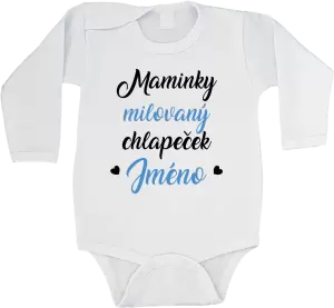 Dětské body Maminky milovaný chlapeček