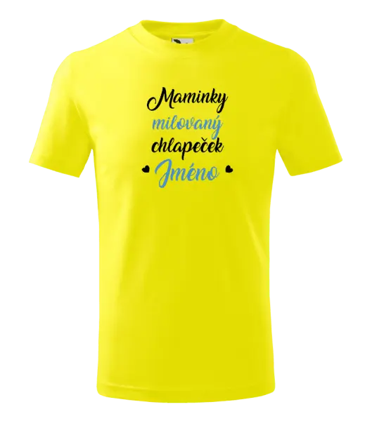 Dětské tričko Maminky milovaný chlapeček