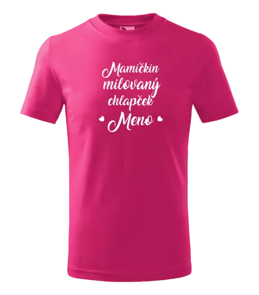 Detské tričko Mamičkin milovaný chlapček