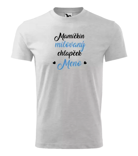 Detské tričko Mamičkin milovaný chlapček