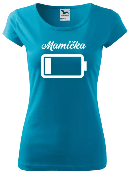 Dámske tričko Mamička - baterie