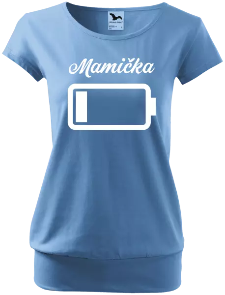Dámske tričko Mamička - baterie