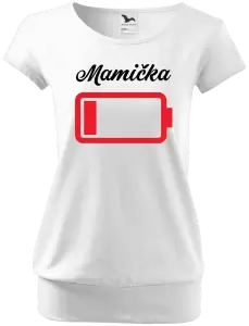 Dámske tričko Mamička - baterie