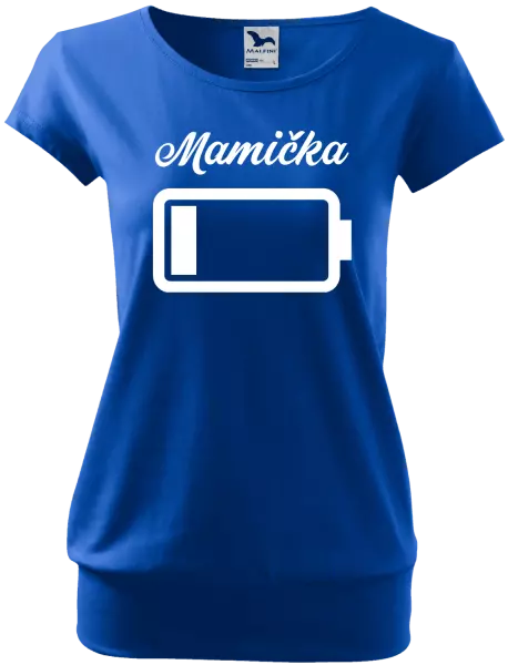 Dámske tričko Mamička - baterie