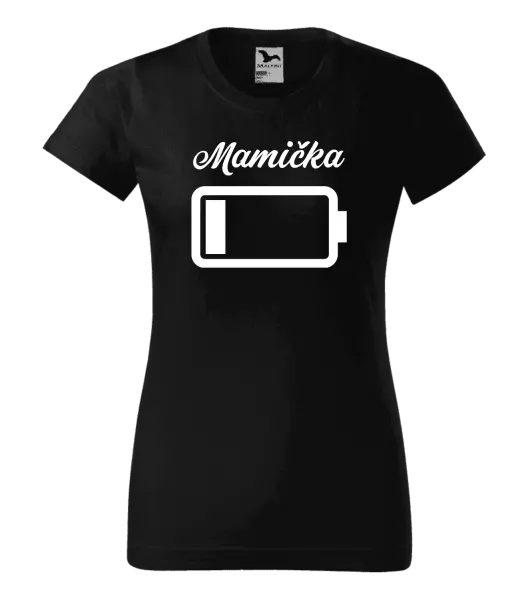 Dámske tričko Mamička - baterie
