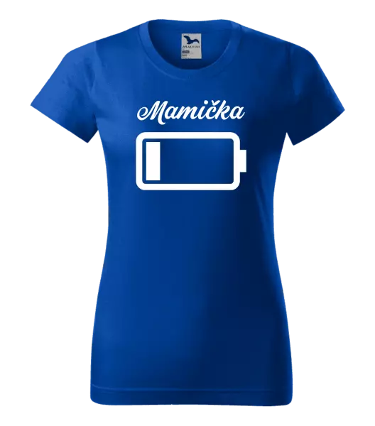 Dámske tričko Mamička - baterie