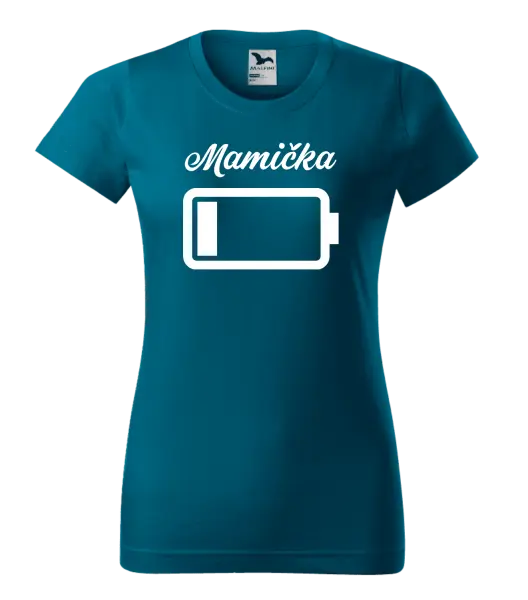 Dámske tričko Mamička - baterie
