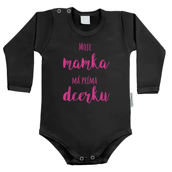 Dětské body Moje mamka má prima dcerku