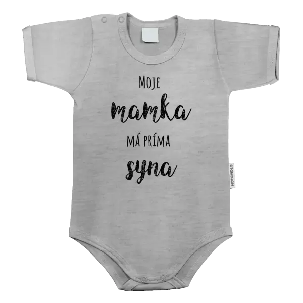 Dětské body Moje mamka má prima syna