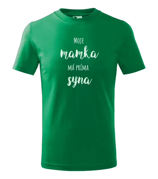 Dětské tričko Moje mamka má prima syna