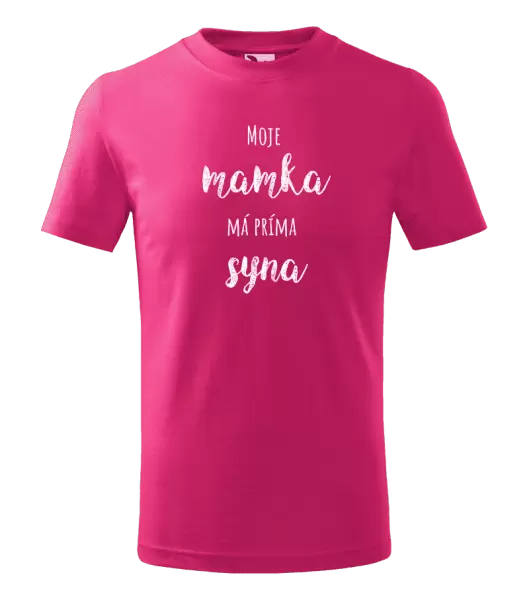 Dětské tričko Moje mamka má prima syna